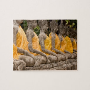 アジア、タイ、サイアム、仏教、アユタヤ ジグソーパズル