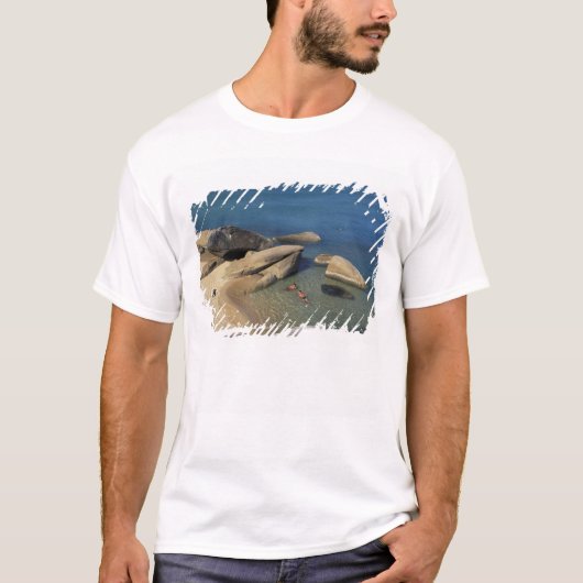 アジア、タイ、サムイ島。ビーチ Tシャツ (正面)