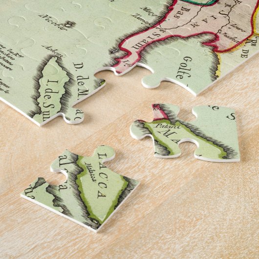 アジア、タイ ジグソーパズル (側面)