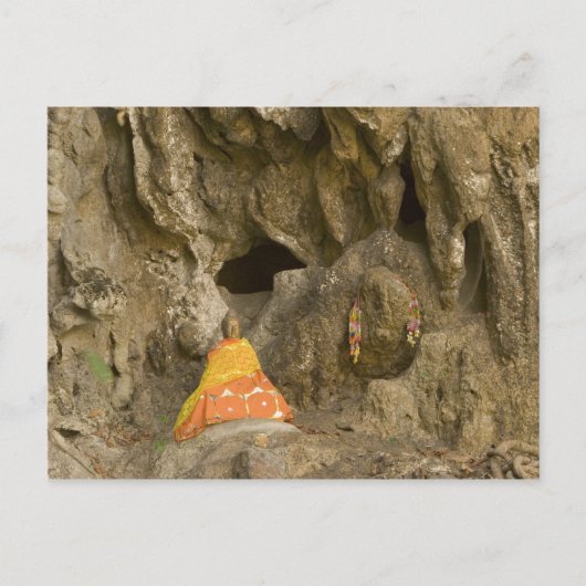 アジア、タイ、メイ·ホンソン、仏像 ポストカード (正面)