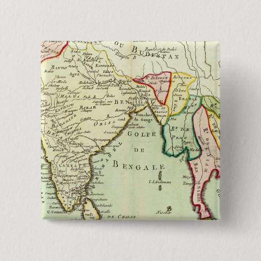 アジア、タイ 缶バッジ (正面)