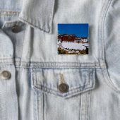 アジア、チベット、ラサ、ポタラパレスアカレッド2 缶バッジ (インサイチュ)