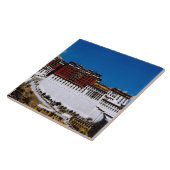 アジア、チベット、ラサ、ポタラ宮アカレッド2 タイル (側面)