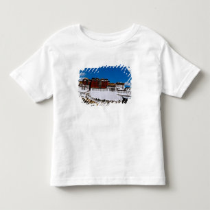 アジア チベット ラサ ポタラ宮 通称レッド2 トドラーTシャツ