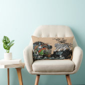 アジア・ドラゴン対タイガー ランバークッション (椅子)