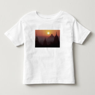 アジア、ビルマ（ミャンマー）、パガン（バガン）遺跡 トドラーTシャツ