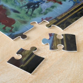 アジア，ベトナム語，芸術，彫刻，仏像 ジグソーパズル (側面)