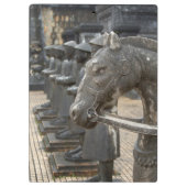 アジア、ベトナム。イチジクと馬の像 クリップボード (裏面)