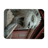 アジア、ベトナム。チャウ・ドクのライオンの彫刻 マグネット (横)