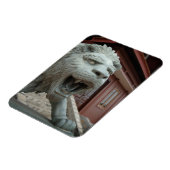 アジア、ベトナム。チャウ・ドクのライオンの彫刻 マグネット (左側)