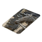 アジア、ベトナム。フィギュアと馬像 マグネット (左側)