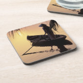 アジア、ベトナム、メコンデルタ、カントー。夕べ コースター (左側)