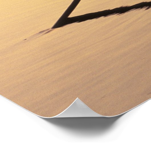 アジア、ベトナム、メコンデルタ、カントー。夕べ ポスター (角)