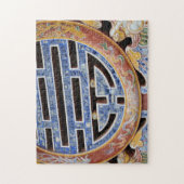 アジア、ベトナム。飾窓 ジグソーパズル (縦)