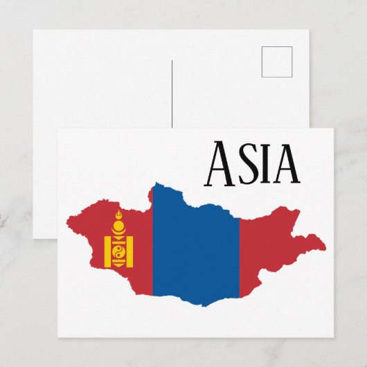 アジア ポストカード (正面/裏面)