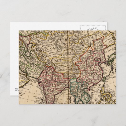 アジア ポストカード (正面/裏面)