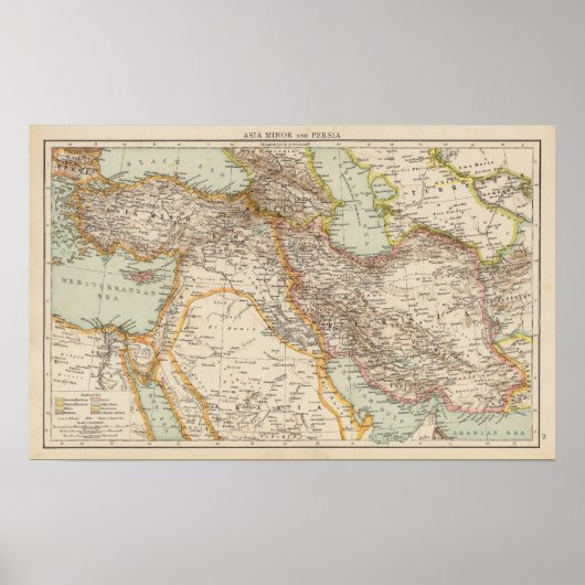 アジア・マイナー（ペルシャ） ポスター (正面)