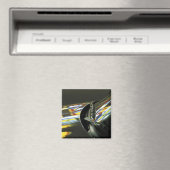 アジア、マレーシア、メラカ。車のネオン反射 マグネット (インサイチュ (食洗機))