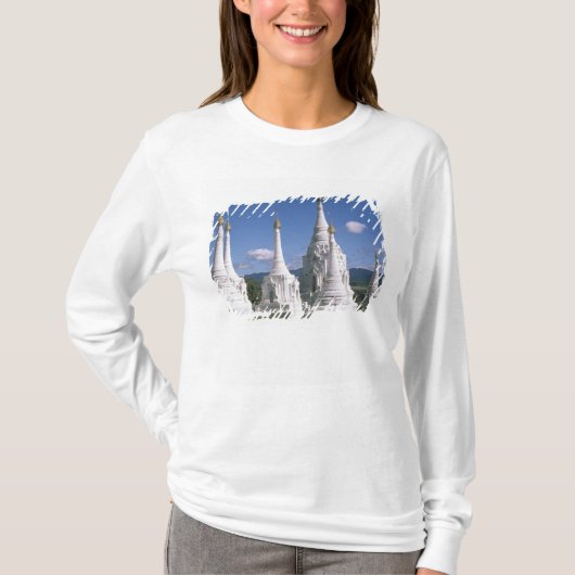 アジア ミャンマー インレー湖 パゴダ 2 Tシャツ (正面)