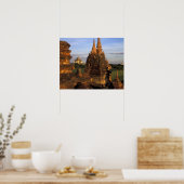 アジア、ミャンマー、バガン。古代の寺院と ポスター (キッチン)