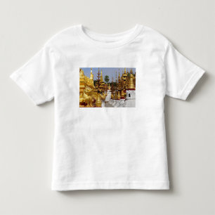 アジア ミャンマー (ビルマ) バガン (パガン) シウェザゴン トドラーTシャツ