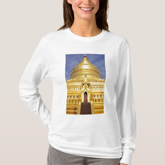 アジア ミャンマー (ビルマ) バガン (パガン) シュエ Tシャツ (正面)