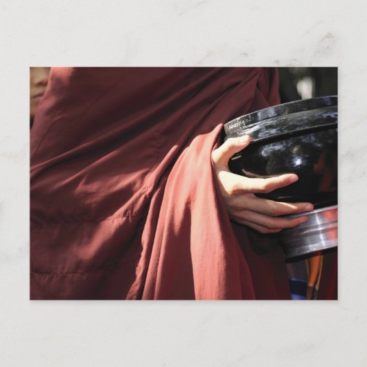 アジア、ミャンマー（ビルマ）、マンダレー。修道士 ポストカード (正面)
