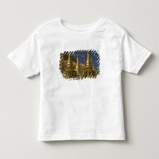 アジア、ミャンマー、ヤンゴン。シュエダゴン大仏 トドラーTシャツ (正面)