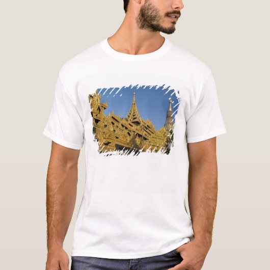 アジア ミャンマー ヤンゴン シュエダゴン2 Tシャツ (正面)