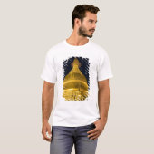 アジア、ミャンマー、ヤンゴン、仏教寺院 Tシャツ (正面フル)