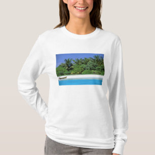 アジア、モルディブ。北マーレ環礁 Tシャツ