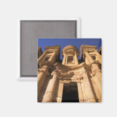 アジア、ヨルダン、ペトラ。エルデイル、修道院。 マグネット (正面/裏面)