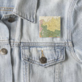 アジア、ヨーロッパの河川システム 缶バッジ (インサイチュ)