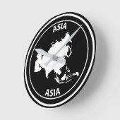 アジア ラウンド壁時計 (傾斜)