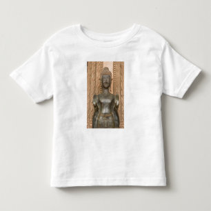アジア、ラオス、ヴィエンチャン、ハーンのブロンズ仏 トドラーTシャツ