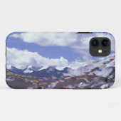 アジア、中国、チベット、タンラ峠。祈りの旗、 Case-Mate iPhoneケース (裏面(横))