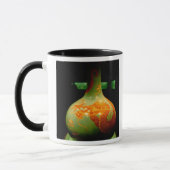 アジア、中国、上海、上海博物館赤 マグカップ (左)