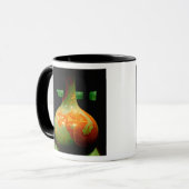 アジア、中国、上海、上海博物館赤 マグカップ (正面左)