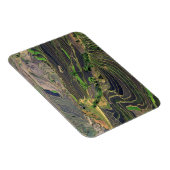 アジア、中国、雲南省、ホンゲ。近くの棚田 マグネット (右側)