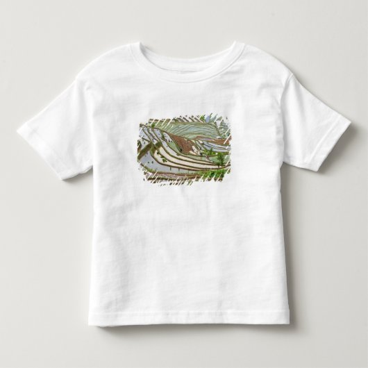 アジア、中国、雲南省、錦屏。イ族 トドラーTシャツ (正面)