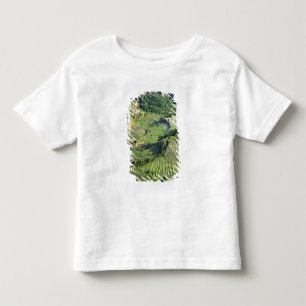 アジア、中国、雲南、元陽。 緑の模様 トドラーTシャツ