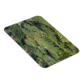 アジア、中国、雲南、Yuanyang。緑2のパターン マグネット (右側)