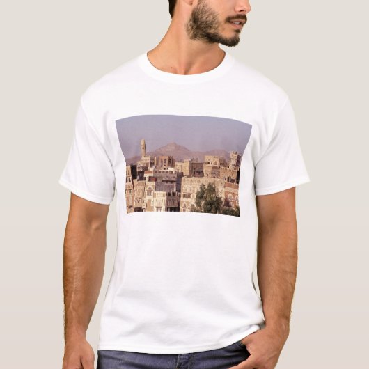 アジア、中東、イエメン共和国、サナア Tシャツ (正面)