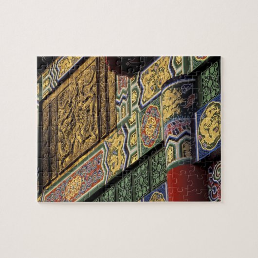 アジア、台湾、台北。ザグランドホテルメイン ジグソーパズル (横)