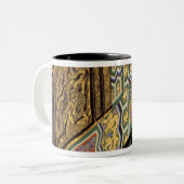 アジア、台湾、台北。ザグランドホテルメイン ツートーンマグカップ (正面左)