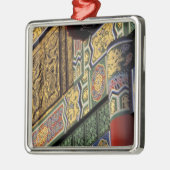 アジア、台湾、台北。ザグランドホテルメイン メタルオーナメント (左)