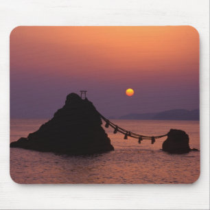 アジア、日本、三重、二見浦の夜明け マウスパッド