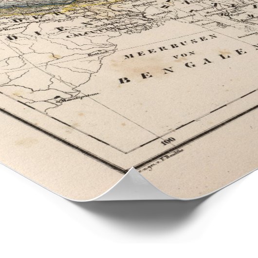 アジア，日本，中国 ポスター (角)