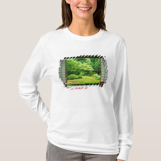 アジア, 日本, 京都。禅ガーデン2 Tシャツ (正面)