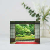 アジア、日本、京都。禅園2 ポストカード (スタンド正面)